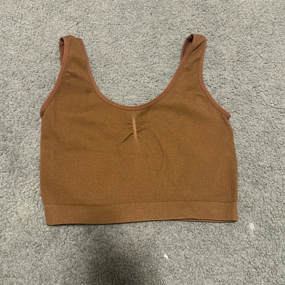 PACSUN brown athletic take top